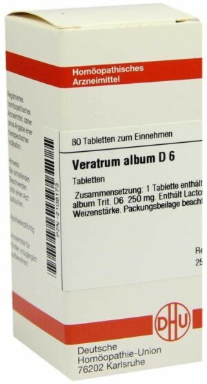 Veratrum Album D6 Dhu 80 Tabletten