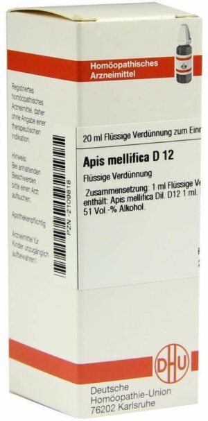 Apis Mellifica D12 20 ml Dilution