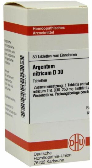 Argentum Nitricum D 30 Tabletten