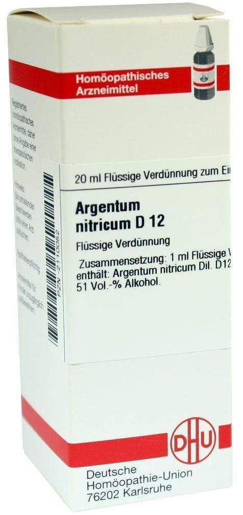 Argentum Nitricum D12 20 ml Dilution