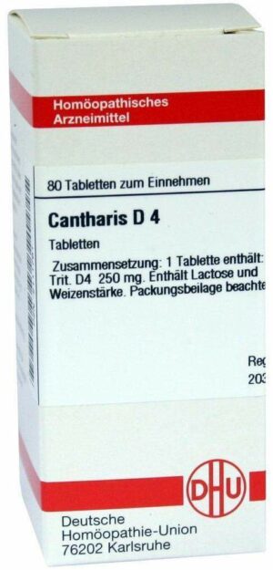 Cantharis D4 Dhu 80 Tabletten