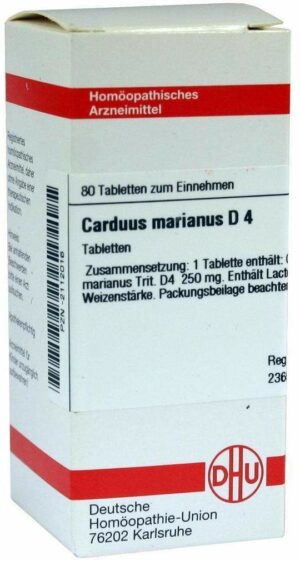 Carduus Marianus D 4 80 Tabletten