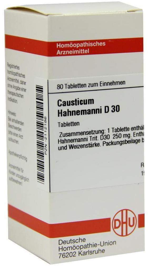 Causticum Hahnemanni D 30 80 Tabletten