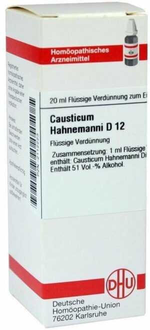 Causticum Hahnemanni D 12 20 ml Dilution