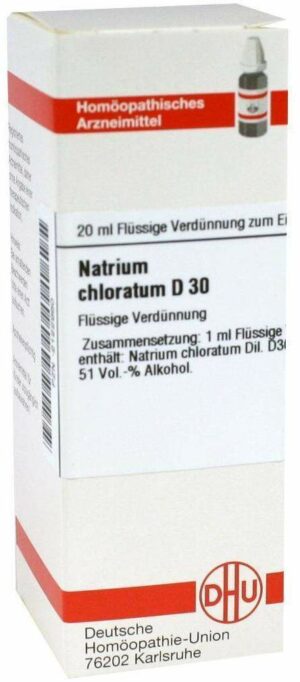 Natrium Chloratum D 30 20 ml Dilution