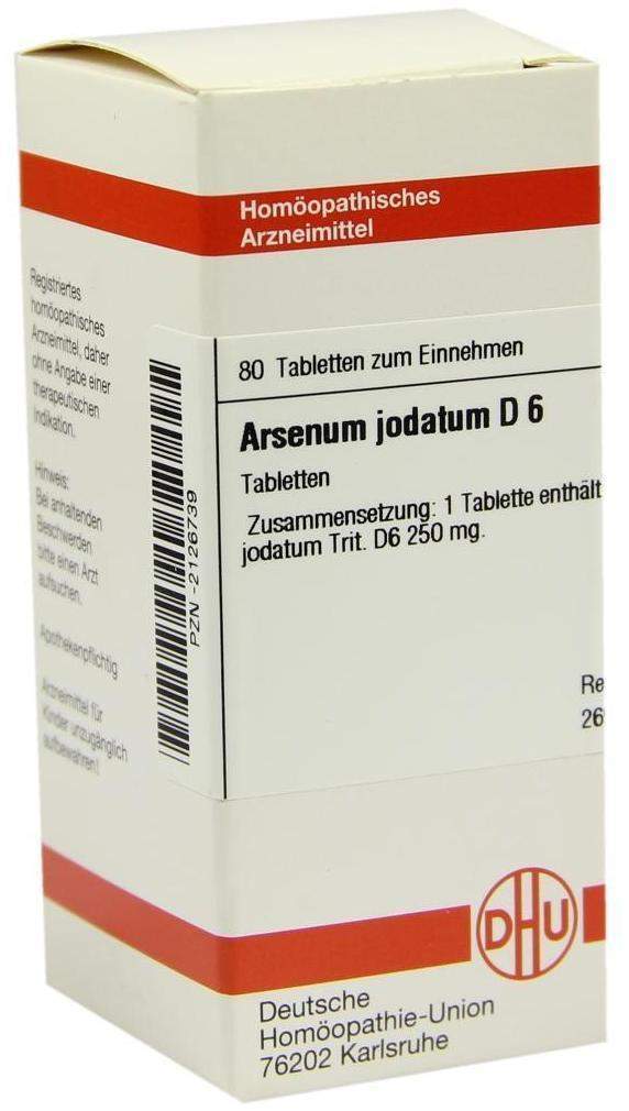 Arsenum Jodatum D6 80 Tabletten
