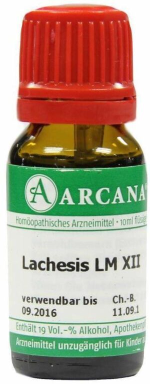 Lachesis Lm 12 Dilution 10 ml