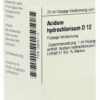 Acidum Hydrochloricum D 12 Dilution