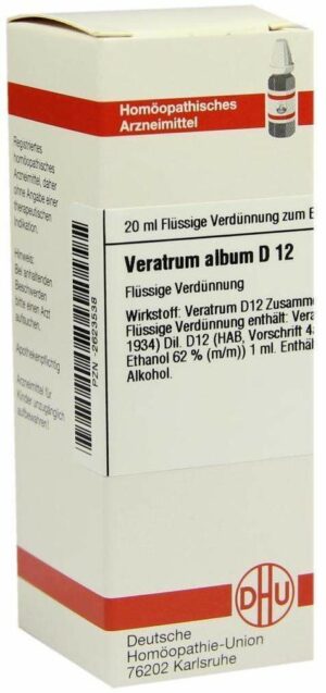 Veratrum Album D12 Dilution 20 ml Dilution