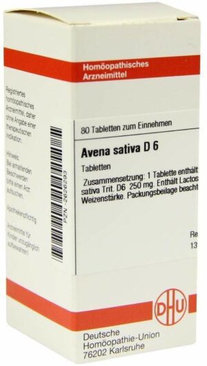 Avena Sativa D6 80 Tabletten
