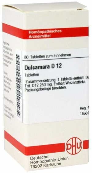 Dulcamara D12 80 Tabletten