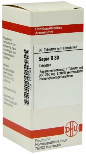 Sepia D30 Tabletten 80 Tabletten