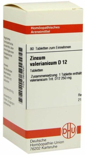 Zincum Valerianicum D12 Tabletten 80 Tabletten