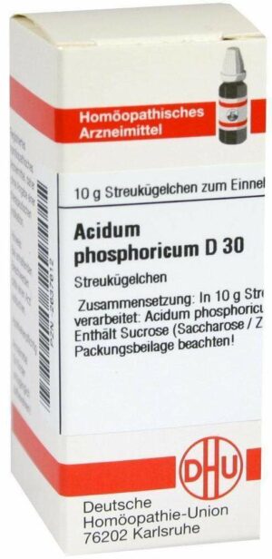 Acidum Phosphoricum D30 10 G Globuli