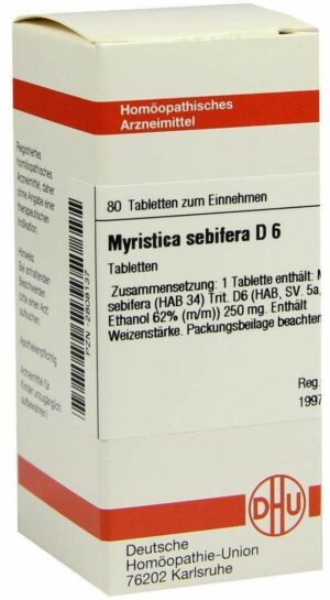 Myristica Sebifera D6 80 Tabletten