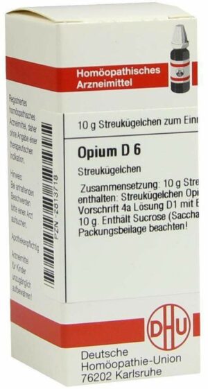 Opium D6 10 G Globuli