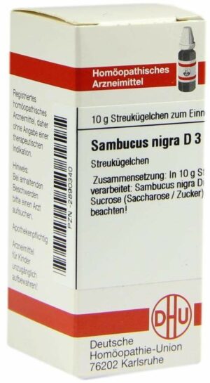 Sambucus Nigra D3 10 G Globuli