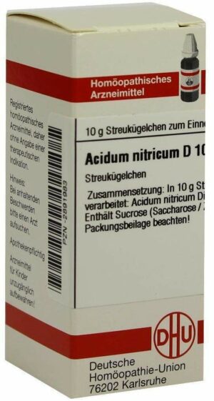 Acidum Nitricum D 10 Globuli