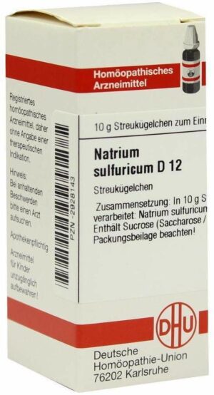 Dhu Natrium Sulfuricum D12 10 G Globuli
