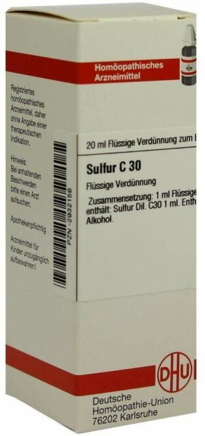 Sulfur C 30 Dilution