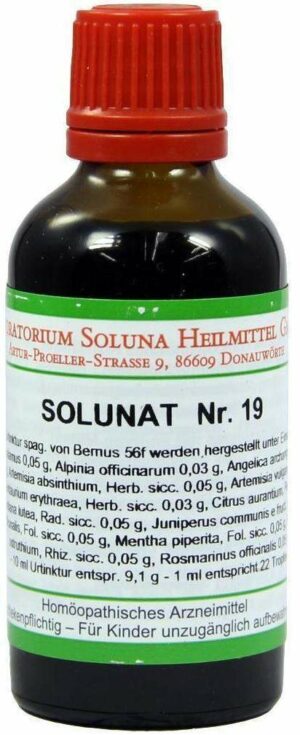 Solunat Nr.19 50 ml Tropfen