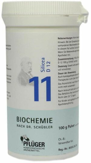 Biochemie Pflüger 11 Silicea D12 100 G Pulver