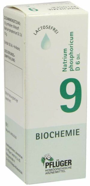 Biochemie Pflüger 9 Natrium Phosphoricum D6 30 ml Tropfen