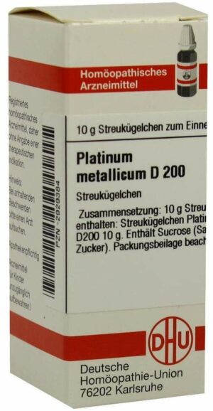 Platinum Metallicum D200 10 G Globuli