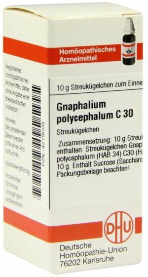 Gnaphalium Polycephalum C 30 Globuli