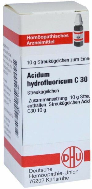 Acidum Hydrofluoricum C 30 Globuli