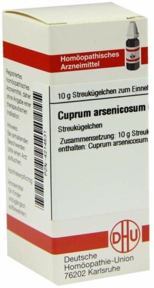 Cuprum Arsenicosum C 30 Globuli
