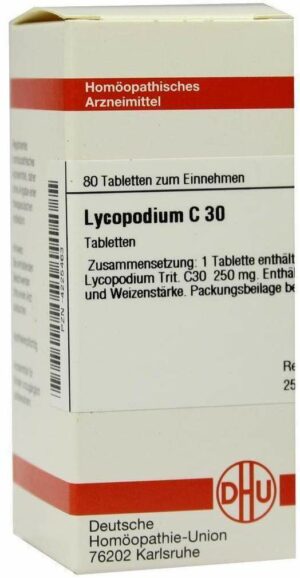 Lycopodium C30 80 Tabletten