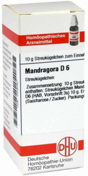 Mandragora D6 10 G Globuli
