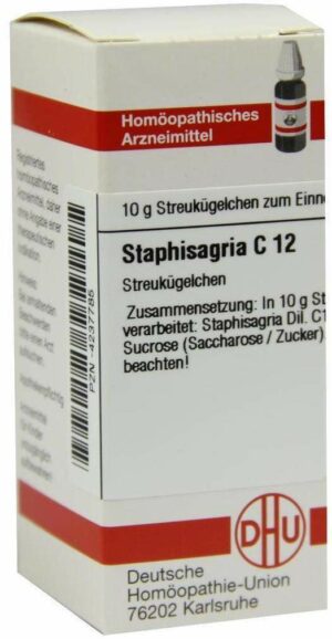 Staphisagria C12 10 G Globuli