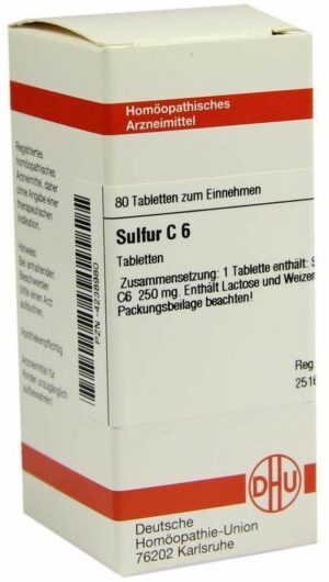 Sulfur C 6 80 Tabletten