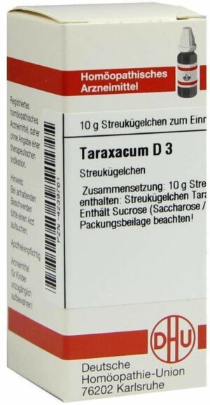 Taraxacum D 3 Globuli