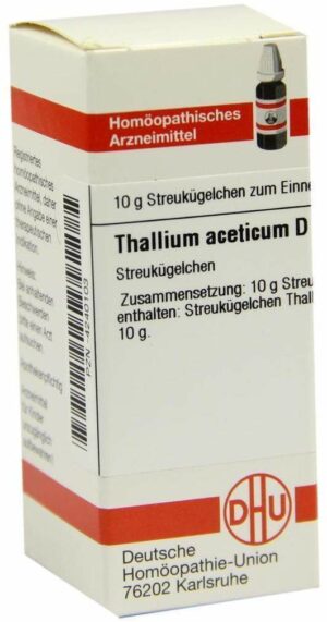 Dhu Thallium Aceticum D12 10 G Globuli
