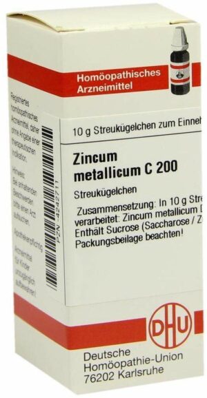 Zincum Metallicum C 200 Globuli 10 G