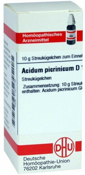 Acidum Picrinicum D 12 Globuli