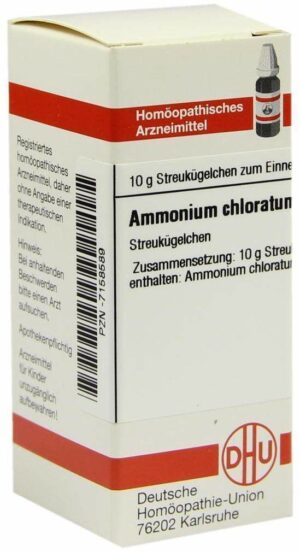 Ammonium Chloratum D 12 Globuli