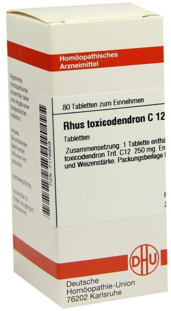 Rhus Toxicodendron C12 80 Tabletten