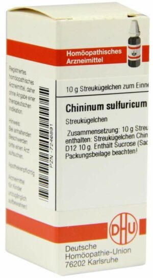 Chininum Sulfuricum D 12 Globuli