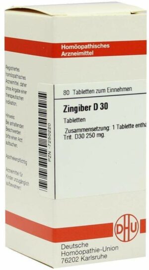 Zingiber D30 80 Tabletten