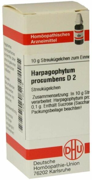 Harpagophytum Proc. D2 10 G Globuli