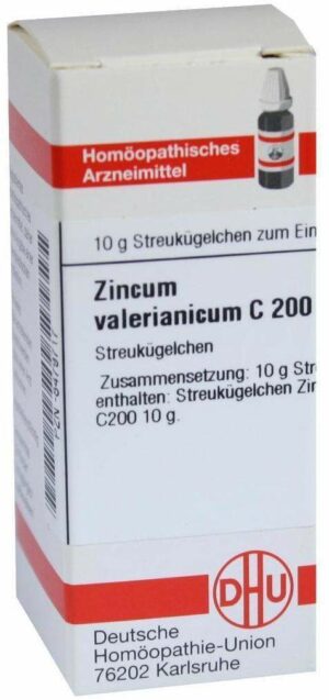 Zincum Valerianicum C 200 Globuli 10 G