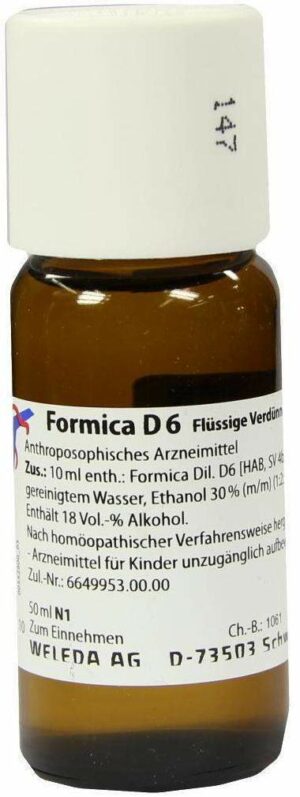 Weleda Formica D6 Dilution 50 ml