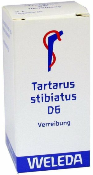 Weleda Tartarus Stibiatus D6 20 g Trituration