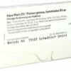 Weleda Aqua Maris D 3 Prunus Spinosa Summitates D5 Aa 8 Ampullen
