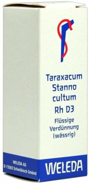 Weleda Taraxacum Stanno Cultum Rh D3 20 ml Dilution