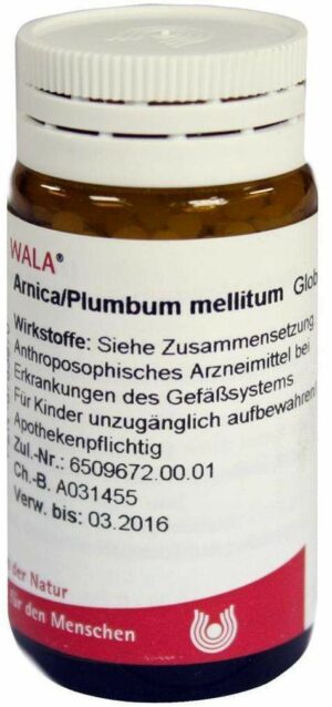 Wala Arnica Plumbum mellitum 20 g Globuli